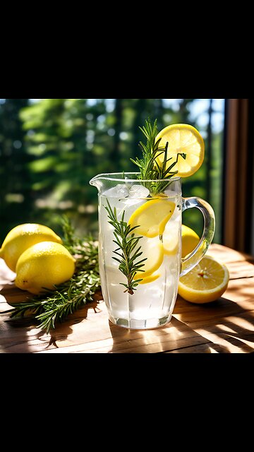 Refreshing Rosemary Infused Water Recipe 🌿💧