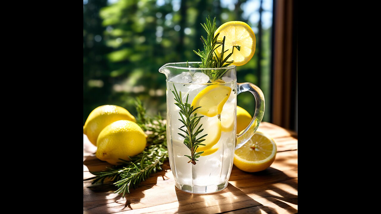 Refreshing Rosemary Infused Water Recipe 🌿💧