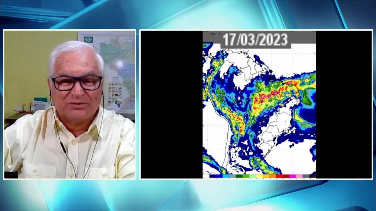Previsão do tempo mostra chuva em boa parte do País