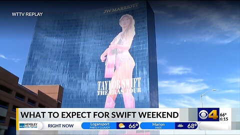 October 28, 2024 - Indianapolis Prepares for Big Taylor Swift Concert Weekend