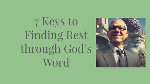 Seven Keys to Finding Rest in God's Word