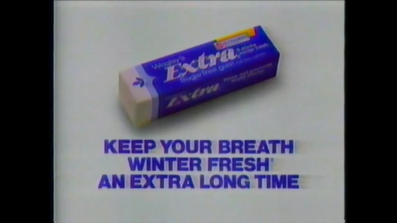 WRIGLEY'S EXTRA (1989) [#thriftrips #VHSRIP #theVHSinspector]