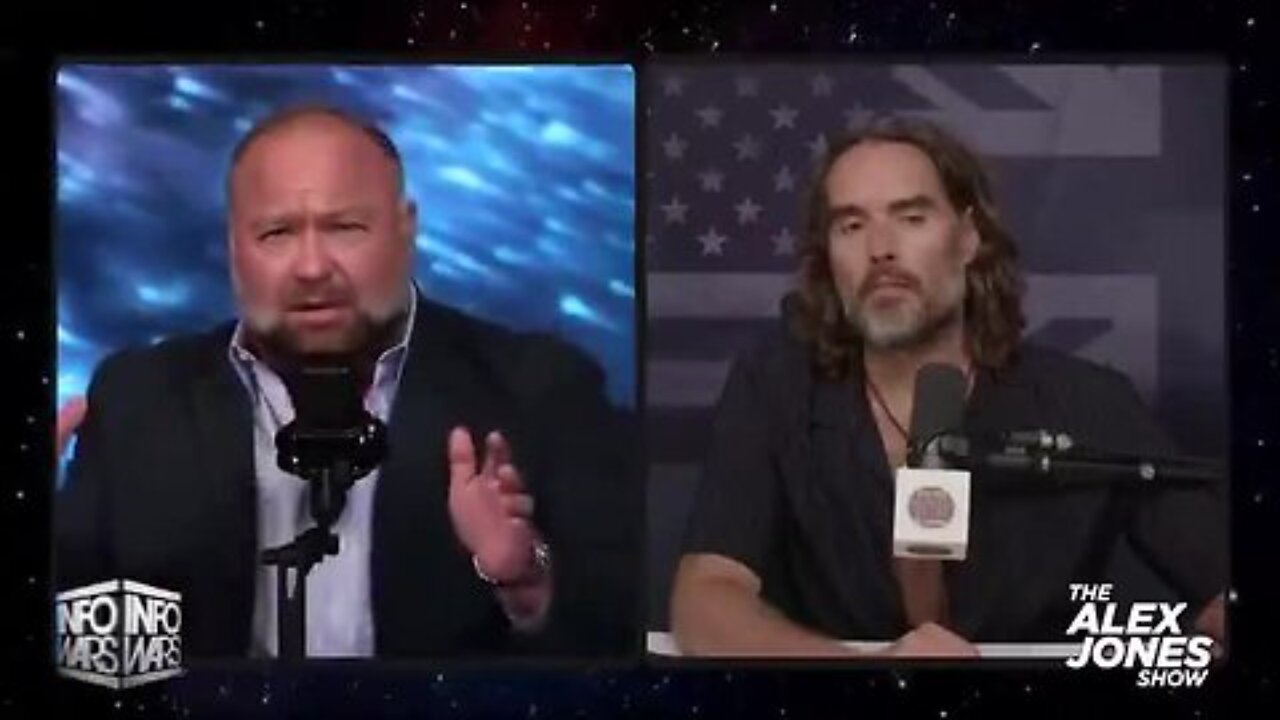 Russell Brand Joins Alex Jones To Discuss Spiritual Warfare And The Future Of Humanity