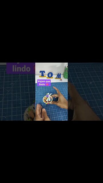 Coelhinho Fofo na cestinha, monte você mesmo #shorts