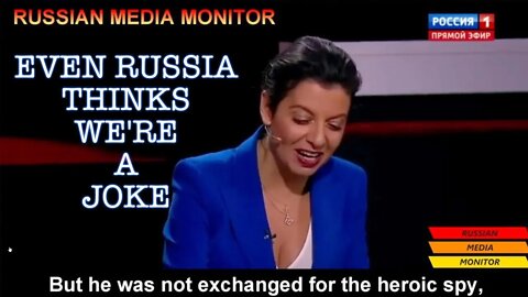 EVEN RUSSIA THINKS WE'RE A JOKE