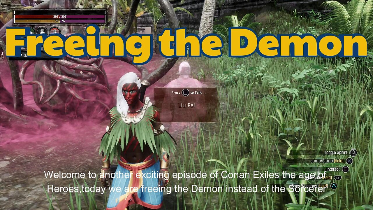 Conan Exiles, Freeing the Demon, instead of the sorcerer