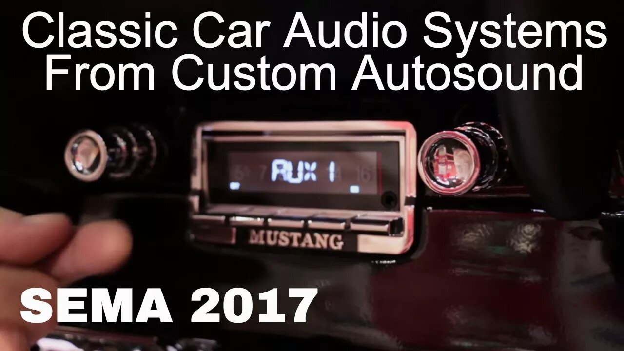 Classic Car Stereo Systems Custom Autosound at SEMA 2017 V8TV Video