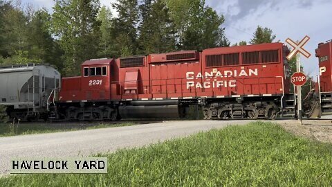 Northbound CP Train out of Havelock