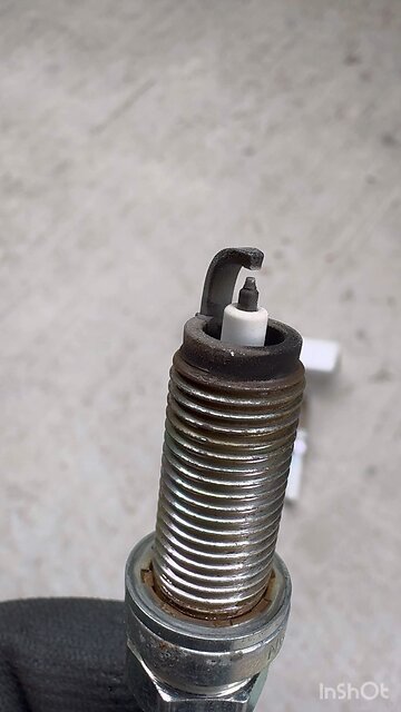 Spark Plugs after 35,000 miles in Mercedes-Benz C300 W205