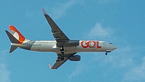 Boeing 737-800 PR-GZS coming from Rio de Janeiro to Fortaleza