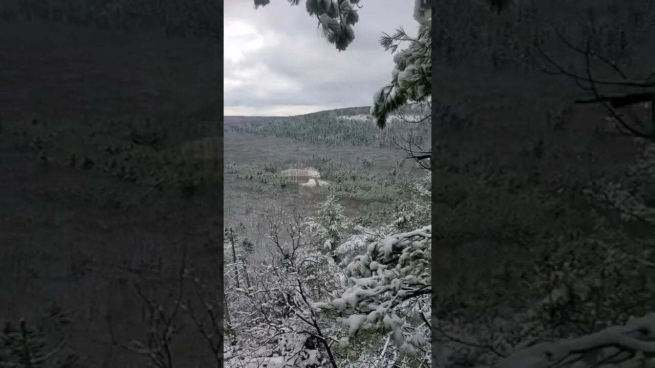 beautiful outlook of Devils lake state park.