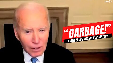 GARBAGE: Biden Calls Trump Supporters (Half of America) Slur.. Is he trying to torpedo Commie Kamala?