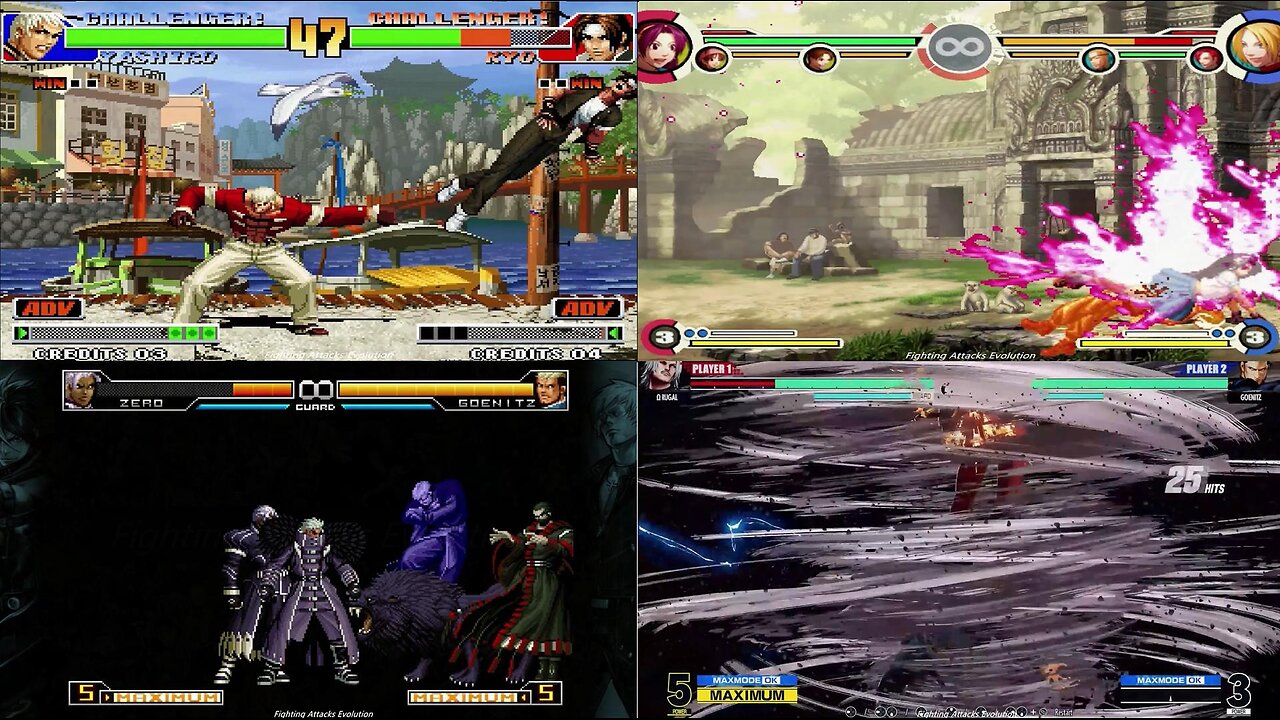 The King Of Fighters - All Unblockable Super Moves Attacks