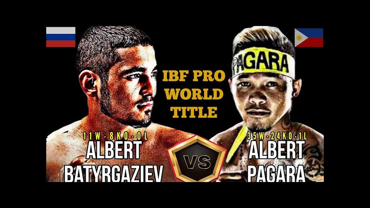 LATEST FIGHT 2024_ Albert Pagara(PH) vs Albert Batyrgaziev(RUSSIA) Fight 2024 - Wasak ang Undefeated