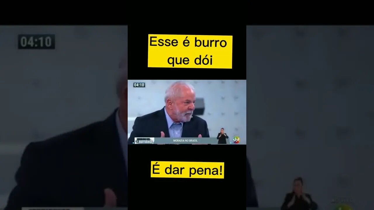 Essa Mula foi presidente. O homem é burro demais.