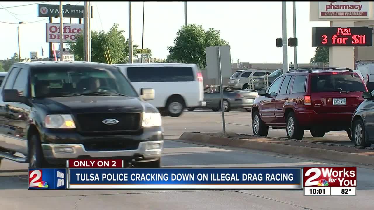 Tulsa police cracking down on illegal drag racing