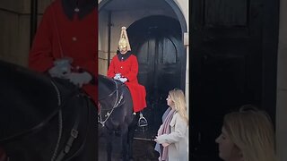 The Horse almost pulls her coat off #thekingsguard