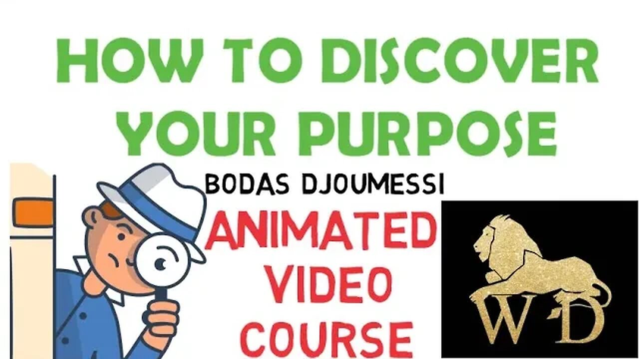 01 HOW TO DISCOVER YOUR PURPOSE || Video Course || DISCOVER YOURSELF!!! [HTDYP]