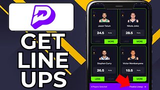 HOW TO GET LINEUPS IN PRIZEPICKS