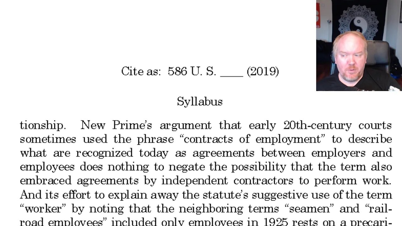 You can't make ME arbitrate ! Employee wins over corp in New Prime v. Oliveira