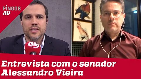 Senador Alessandro Vieira (Cidadania-SE) fala à Jovem Pan sobre CPI da Lava Toga