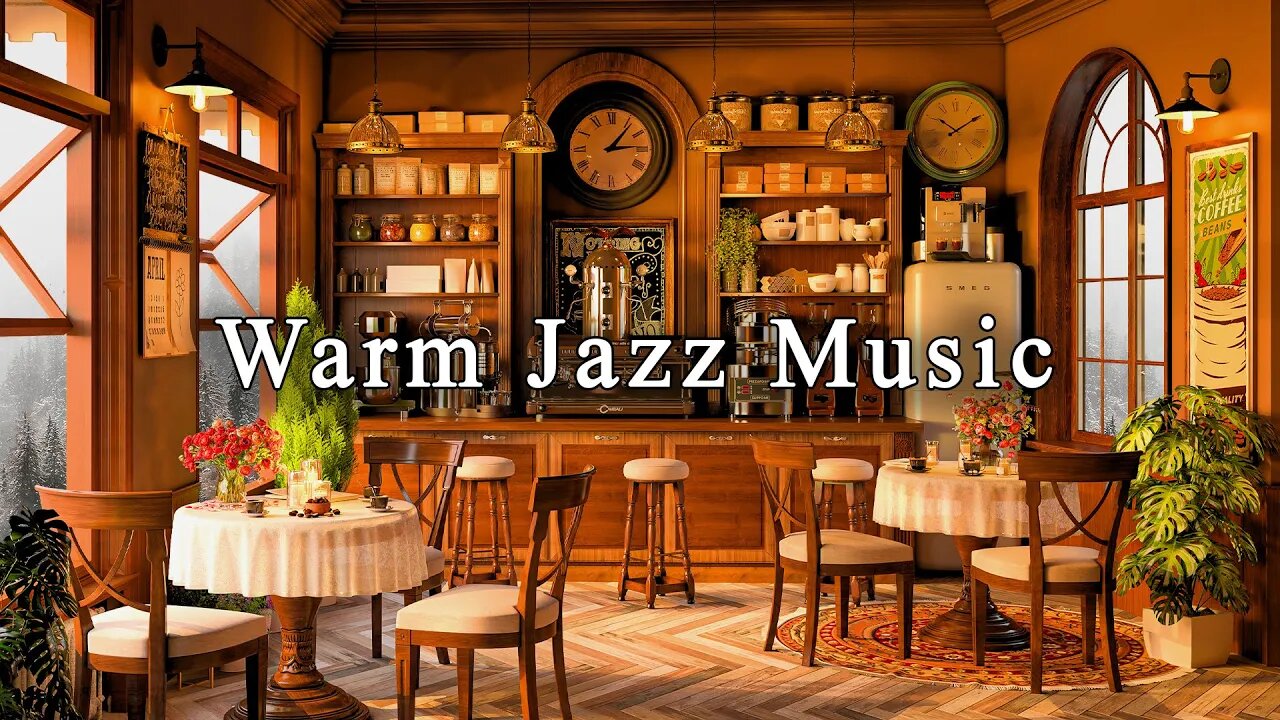 Relaxing Jazz Instrumental Music to Study, Work ☕Cozy Coffee Shop Ambience & Smooth Piano Jazz Music