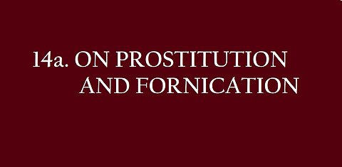 The Bible on Prostitution