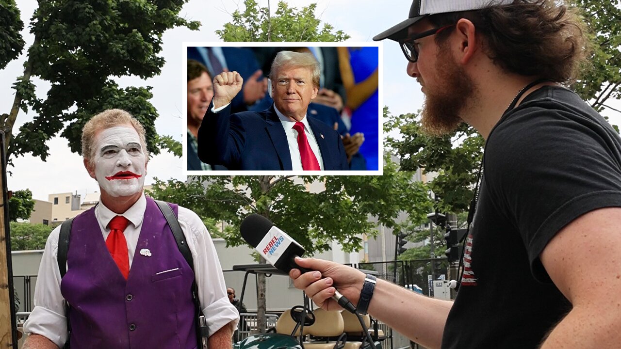 'Press finally got what they've been calling for': Clown-clad Trump supporter on shooting