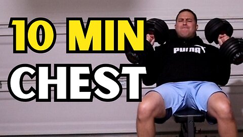 Beginner Chest Workout - Follow Along Dumbbell Chest Press Workout
