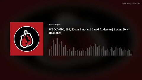 WBO, WBC, IBF, Tyson Fury and Jared Anderson | Boxing News Headlines