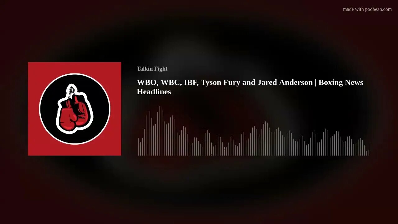 WBO, WBC, IBF, Tyson Fury and Jared Anderson | Boxing News Headlines