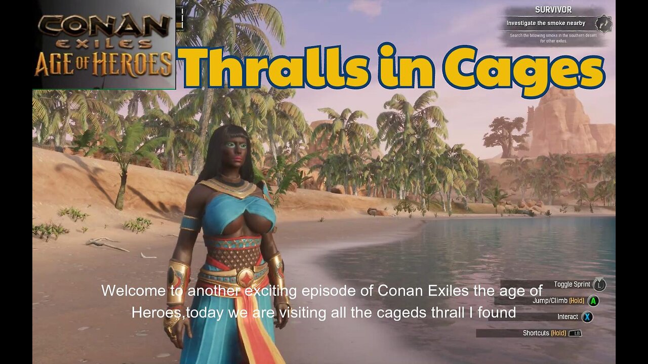 Conan Exiles, Beginners guide, to thralls in cages #Boosteroid #conanexiles