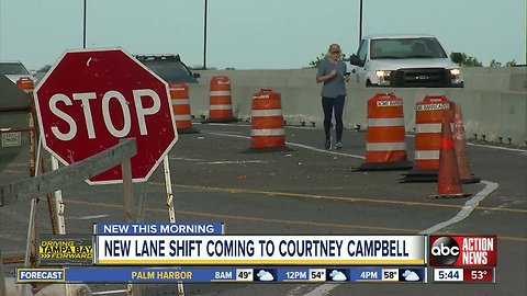 Courtney Campbell Causeway construction to wrap up in 2019