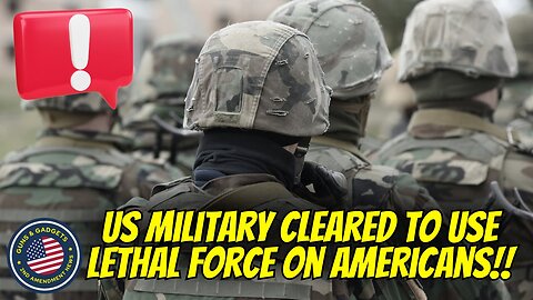 ALERT! Biden & Harris Authorize Military To Use Lethal Force On Americans!!