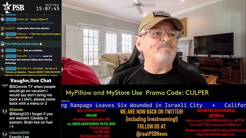 2024-10-09 15:00 EDT - The PATRIOTski Tavern: