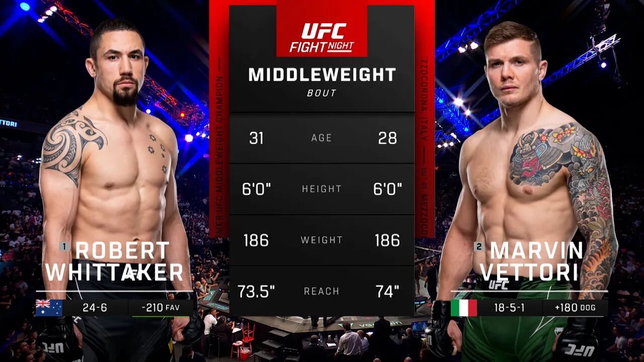 Robert Whittaker vs Marvin Vettori | FREE FIGHT | UFC 290