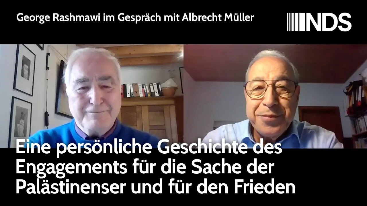 Gespräch mit dem Palästinenser George Rashmawi