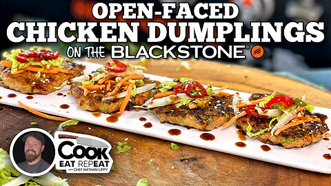 Open-Faced Chicken Dumplings | Blackstone Griddles