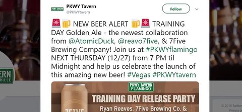 Ryan Reeves launching new beer
