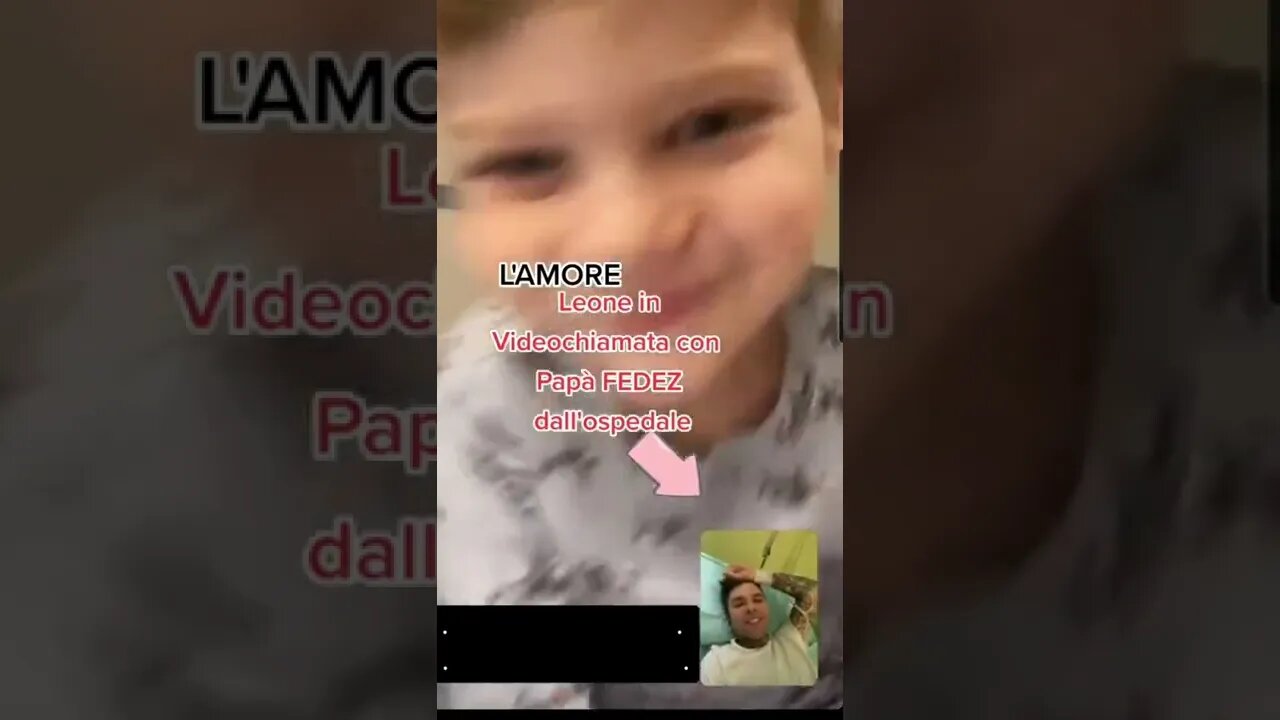 FEDEZ IN VIDEOCHIAMATA CON UL FIGLIO LEONE! CHE DOLCI! 😍