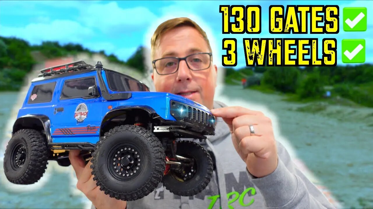 Finishing 130 Gates on 3 Wheels - Insane Cheap Crawler