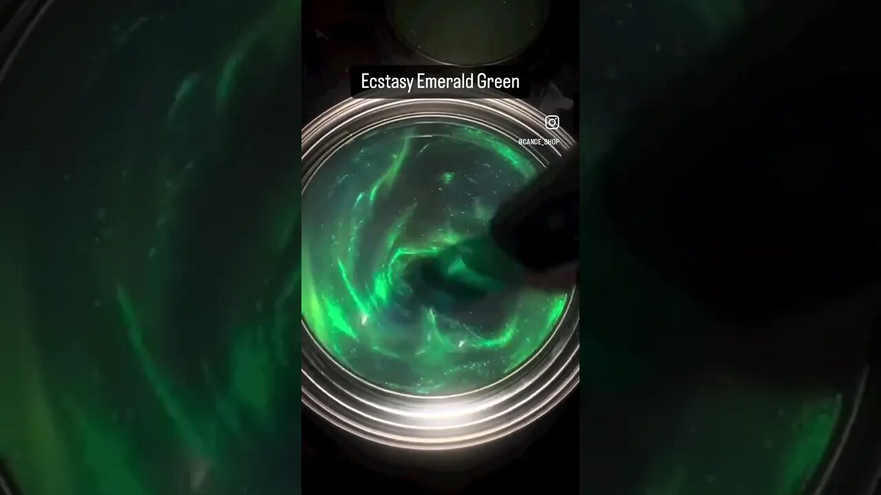 Ecstasy Emerald Green Pearl #chameleonpaint