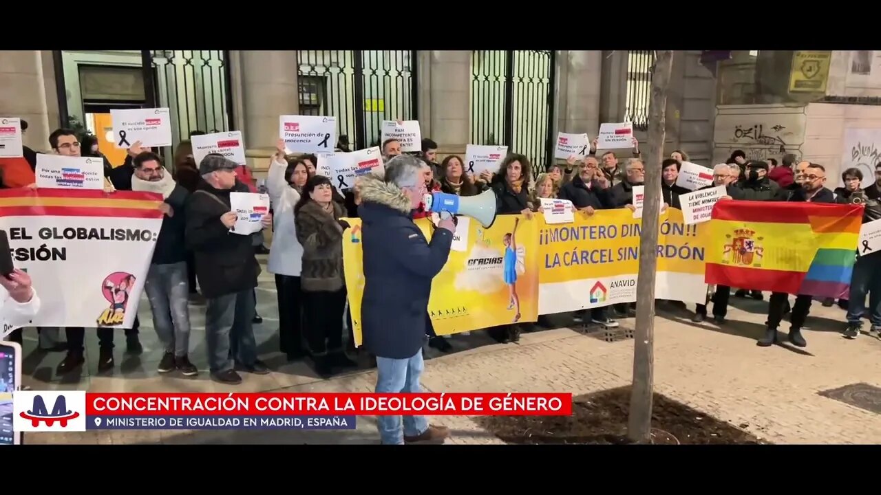 🇪🇸 Jesús Ángel Lorenzo de Aboga2 contra de la ideología de género en Madrid (13 enero 2023)