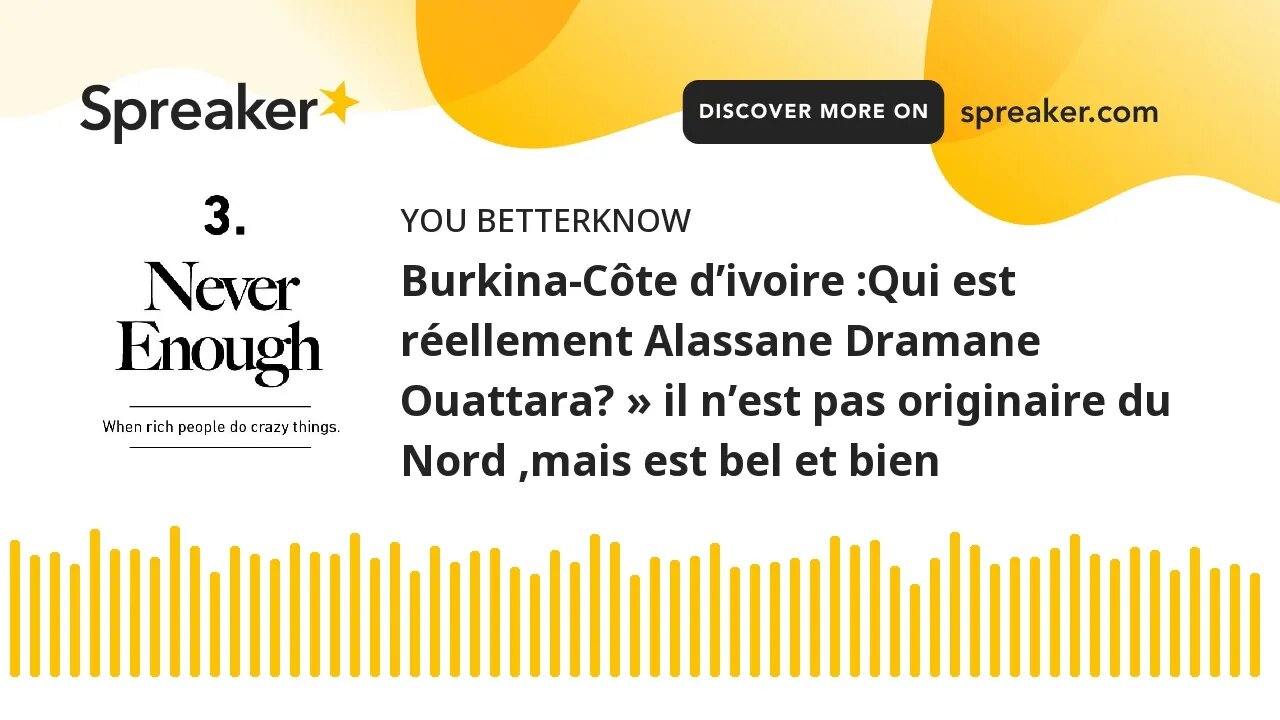 Burkina-Côte d’ivoire :Qui est réellement Alassane Dramane Ouattara? » il n’est pas originaire du No