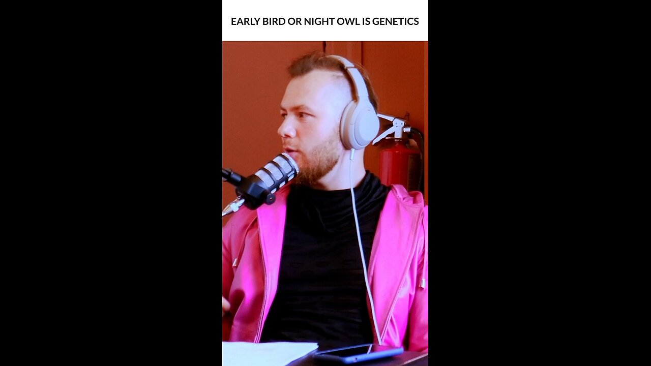 Nightowl or Earlybird? It's genetics