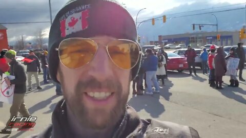 Freedom Convoy - UN Planes, GiveSendGo, Frozen Bank Accounts UPDATE - Penticton Rally Feb.27, 2022