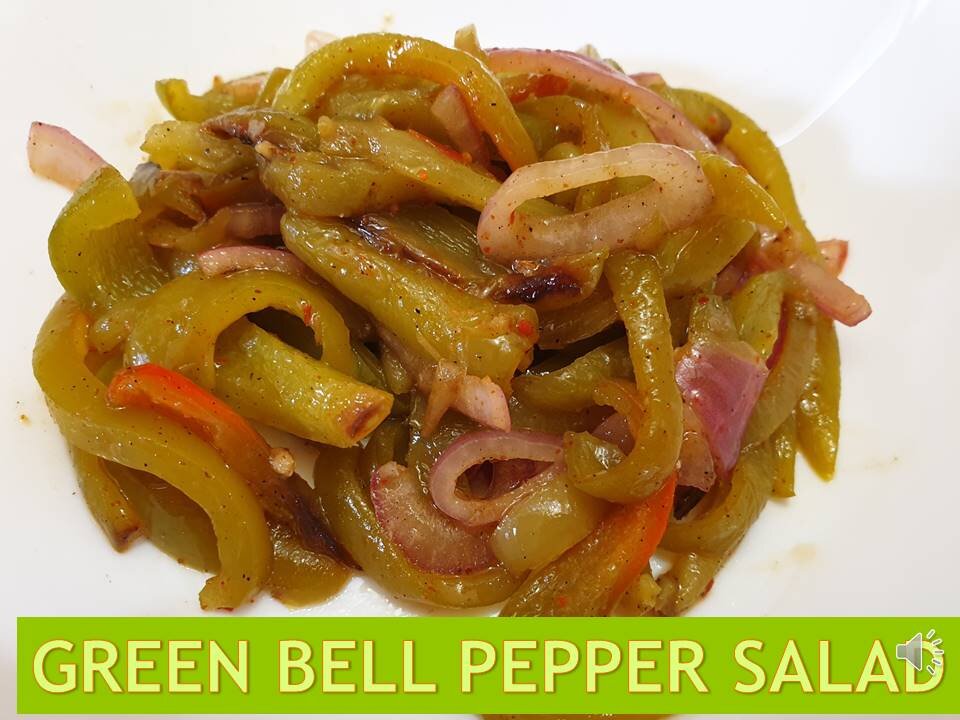 Refreshing Green Bell Pepper Salad