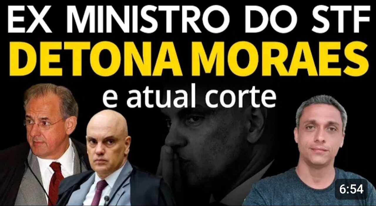 Perfeito! Ex ministro do STF e TSE detona Xandão e atual STF Intervencionismo na corte