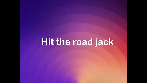 Hit the road jack drill remix