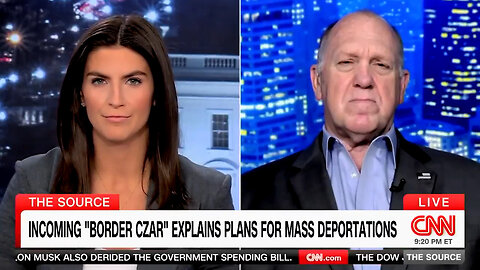 'Border Czar' Tom Homan Tells CNN's Kaitlan Collins 'Day One' Means 'Day One' For Deportations